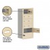 Salsbury Cell Phone Storage Locker - 6 Door High Unit (8 Inch Deep Compartments) - 8 A Doors and 2 B Doors - Sandstone - Recessed Mounted - Master Keyed Locks  19068-10SRK